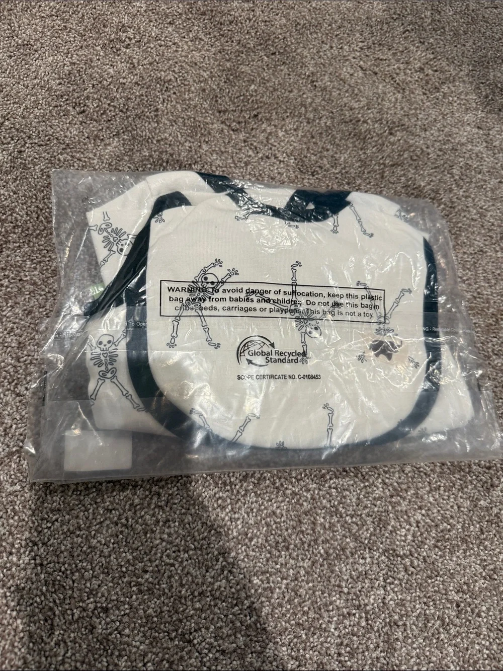 M+A by Monica + Andy Organic Cotton First Moves Set (Funny Bones 🦴)